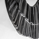 Зеркало в фактурной черной раме в современном стиле Black Maelstrom варинант исполнения - 2 | Loft Concept в Новосибирске