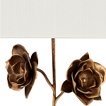 Бра с  каркасом в виде цветков розы и тканевым абажуром Flowers and Fox Roses варинант исполнения - 2 | Loft Concept в Новосибирске