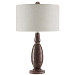 Настольная лампа из мрамора с тканевым абажуром Seductress варинант исполнения - 3 | Loft Concept в Новосибирске