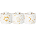 Чайный сервиз из фарфора с рисунком звезд и созвездий на 6 персон 14 предметов Porcelain Astronomy Collection варинант исполнения - 2 | Loft Concept в Новосибирске