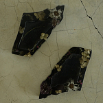 Подставка под благовония из эпоксидной смолы с цветами черная Epoxy Resin Flowers Incense Stand Black варинант исполнения - 2 | Loft Concept в Новосибирске