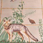 Обои ручная роспись Trellised Menagerie Standard colourway on scenic paper варинант исполнения - 2 | Loft Concept в Новосибирске