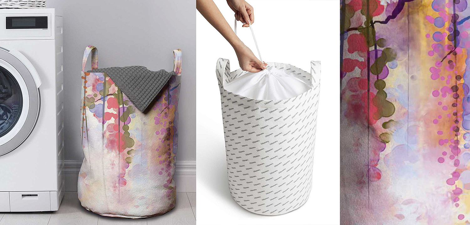 Корзина Purple Watercolor Basket Корзина Purple Watercolor Basket - Loft-Concept в Новосибирске