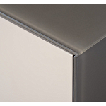 Комод со стеклянной столешницей и с выдвижными ящиками Minimalist Accent варинант исполнения - 3 | Loft Concept в Новосибирске