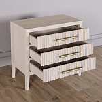 Тумба Primo  с тремя ящиками шпон Светлый дуб варинант исполнения - 4 | Loft Concept в Новосибирске