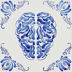 Плитка с узором Мозг варинант исполнения - 2 | Loft Concept в Новосибирске