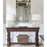 Настольная лампа White Bionic Petals Flo Table Lamp варинант исполнения - 2 | Loft Concept в Новосибирске