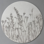 Панно Серые цветы варинант исполнения - 1 | Loft Concept в Новосибирске