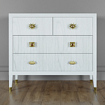 Бельевой Комод с 4 ящиками Elsa Dreams White варинант исполнения - 5 | Loft Concept в Новосибирске