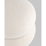 Пуф Полли S тедди белый варинант исполнения - 4 | Loft Concept в Новосибирске