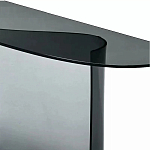 Консоль дымчатого цвета с изогнутым основанием Arabesque варинант исполнения - 1 | Loft Concept в Новосибирске