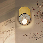 Бра с каменным диском в металлической раме Sandstone Painting варинант исполнения - 5 | Loft Concept в Новосибирске