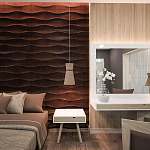 Гипсовая 3D панель с принтографией PM-03 варинант исполнения - 2 | Loft Concept в Новосибирске