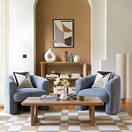 Стол журнальный из массива и шпона дуба Oak Essence Carden варинант исполнения - 6 | Loft Concept в Новосибирске