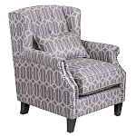 Кресло Henry Armchair grey velour варинант исполнения - 1 | Loft Concept в Новосибирске