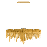 Люстра подвесная с металлическими дугами и длинными цепочками 115 см Atlantis Chain варинант исполнения - 4 | Loft Concept в Новосибирске