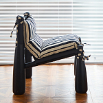 Кресло черно-белое со съемными подушками Celebrity варинант исполнения - 6 | Loft Concept в Новосибирске