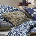 Постельное белье темно-синего цвета с рисунком Blossom Essence Sophie варинант исполнения - 6 | Loft Concept в Новосибирске