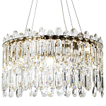 Круглая люстра с хрустальными подвесками Roul Crystal Round Chandelier варинант исполнения - 2 | Loft Concept в Новосибирске