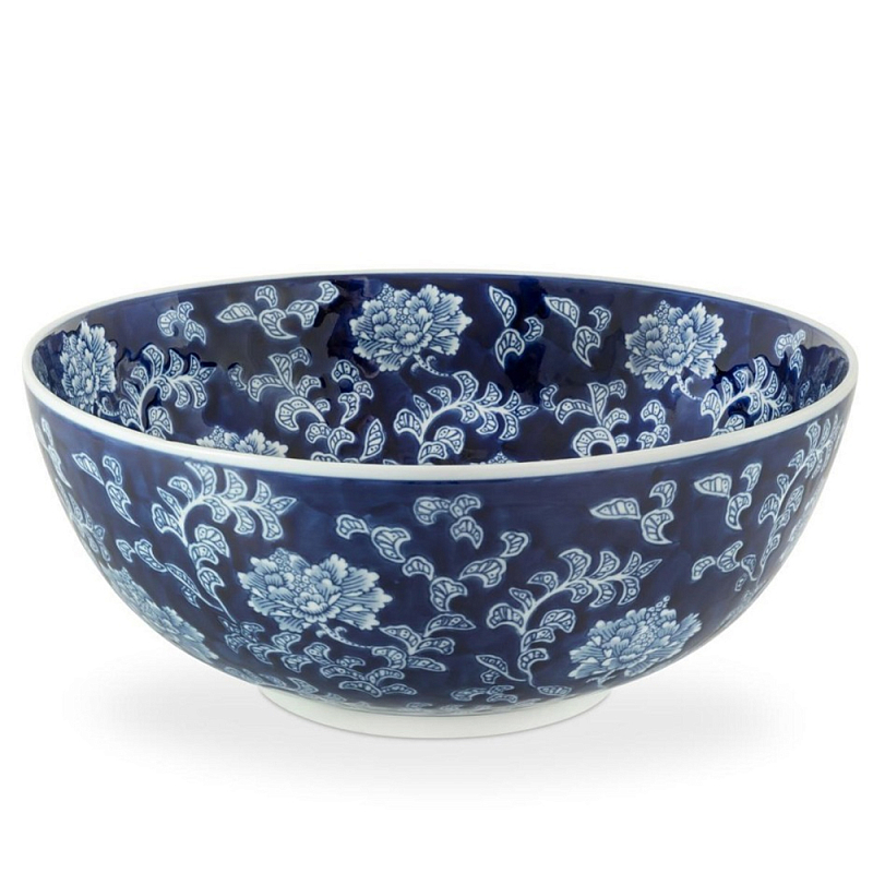 Салатник Bowl Chinoiserie Белый Синий в Новосибирске | Loft Concept 