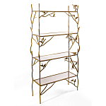 Стеллаж металлический с птичками Primavera варинант исполнения - 2 | Loft Concept в Новосибирске