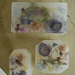 Шкатулка из эпоксидной смолы с цветами белая Epoxy Resin Flowers Box White варинант исполнения - 3 | Loft Concept в Новосибирске