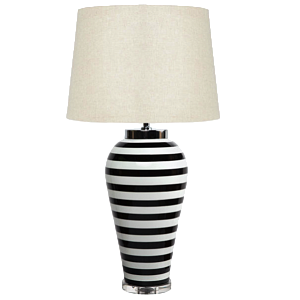 Настольная лампа Black & White Stripes