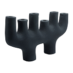 Подсвечник алюминиевый черный Ember варинант исполнения - 2 | Loft Concept в Новосибирске