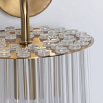 Бра с круглым основанием и длинными прозрачныи стеклянными трубками Nembus варинант исполнения - 4 | Loft Concept в Новосибирске