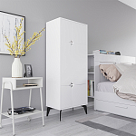 Комод белый с 4-мя дверцами на металлических ножках SPARK MULTIPURPOSE CABINET WHITE варинант исполнения - 2 | Loft Concept в Новосибирске