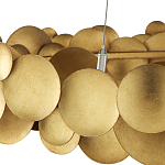 Люстра круглая из многослойных золотых дисков Metal Disc Chandelier варинант исполнения - 3 | Loft Concept в Новосибирске