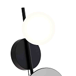 Бра с матовым плафоном в форме шара и зеркальной плоской панелью Lunar Echo  варинант исполнения - 1 | Loft Concept в Новосибирске