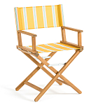 Кресло режиссерское из акации и ткани Geneva варинант исполнения - 6 | Loft Concept в Новосибирске