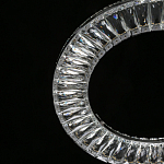 Люстра круглая с прозрачной хрустальной рамкой Maude Crystal Light варинант исполнения - 8 | Loft Concept в Новосибирске