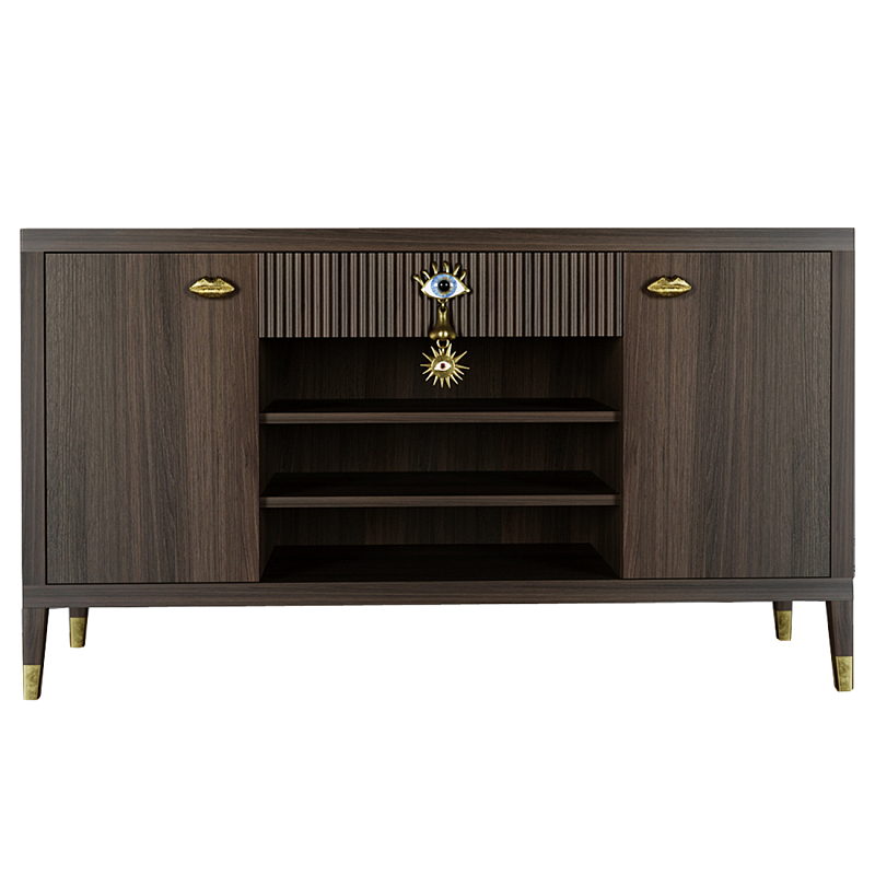 Комод-буфет Elsa Dreams Walnut с открытыми полками Орех Комод-буфет Elsa Dreams Walnut с открытыми полками Орех в Новосибирске | Loft Concept