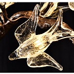 Люстра в виде золотой ветки с цветами и птичками Marvelous Garden варинант исполнения - 11 | Loft Concept в Новосибирске