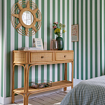 Консоль из плетеного ротанга с ящиками Armelle Rattan Console варинант исполнения - 5 | Loft Concept в Новосибирске