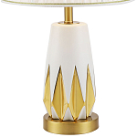Настольная лампа с абажуром Femia White Gold Table Lamp варинант исполнения - 3 | Loft Concept в Новосибирске