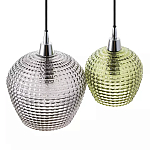 Подвесной светильник каскадный с 2-мя рельефными плафонами Cascade with Relief Lampshades варинант исполнения - 4 | Loft Concept в Новосибирске