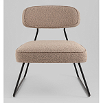 Кресло лаунж Kate букле капучино варинант исполнения - 4 | Loft Concept в Новосибирске