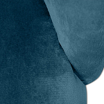 Барный стул вращающийся со спинкой Синий Велюр Vendramin Chair варинант исполнения - 3 | Loft Concept в Новосибирске