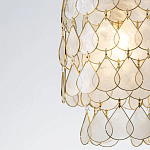 Подвесной светильник с декором из натуральной морской ракушки Iridescent Light варинант исполнения - 4 | Loft Concept в Новосибирске