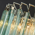 Дизайнерская люстра AQUA Blue Lagoon бирюзовое стекло несколько ярусов варинант исполнения - 4 | Loft Concept в Новосибирске