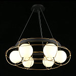 Люстра подвесная круглая с белыми плафонами Martin варинант исполнения - 3 | Loft Concept в Новосибирске