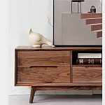 Тумба под телевизориз массива дерева TV Stand made of Walnut Wood варинант исполнения - 3 | Loft Concept в Новосибирске