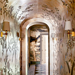 Обои ручная роспись Siam White Metal варинант исполнения - 3 | Loft Concept в Новосибирске