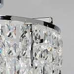 Потолочный светильник круглый с прозрачными подвесками Lunet варинант исполнения - 13 | Loft Concept в Новосибирске