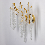 Бра золотого цвета с ветвями и хрустальными подвесками FAIRYTREE Light варинант исполнения - 3 | Loft Concept в Новосибирске