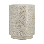 Приставной столик с рисунком из раковин устриц Bone Inlay варинант исполнения - 2 | Loft Concept в Новосибирске