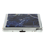 Портсигар на 10 сигарет с газовой зажигалкой из натурального камня Содалит Stone Cigarettes Cases варинант исполнения - 5 | Loft Concept в Новосибирске